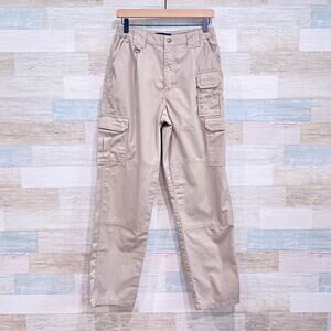 5.11 TACTICAL Cotton Canvas Pants Khaki Cargo Straight Leg Workwear Womens 8